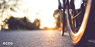 Close up auf ein Fahrrad - Stadtradeln 2022